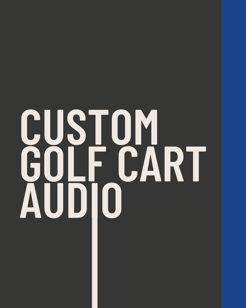 Custom Golf Cart Audio System