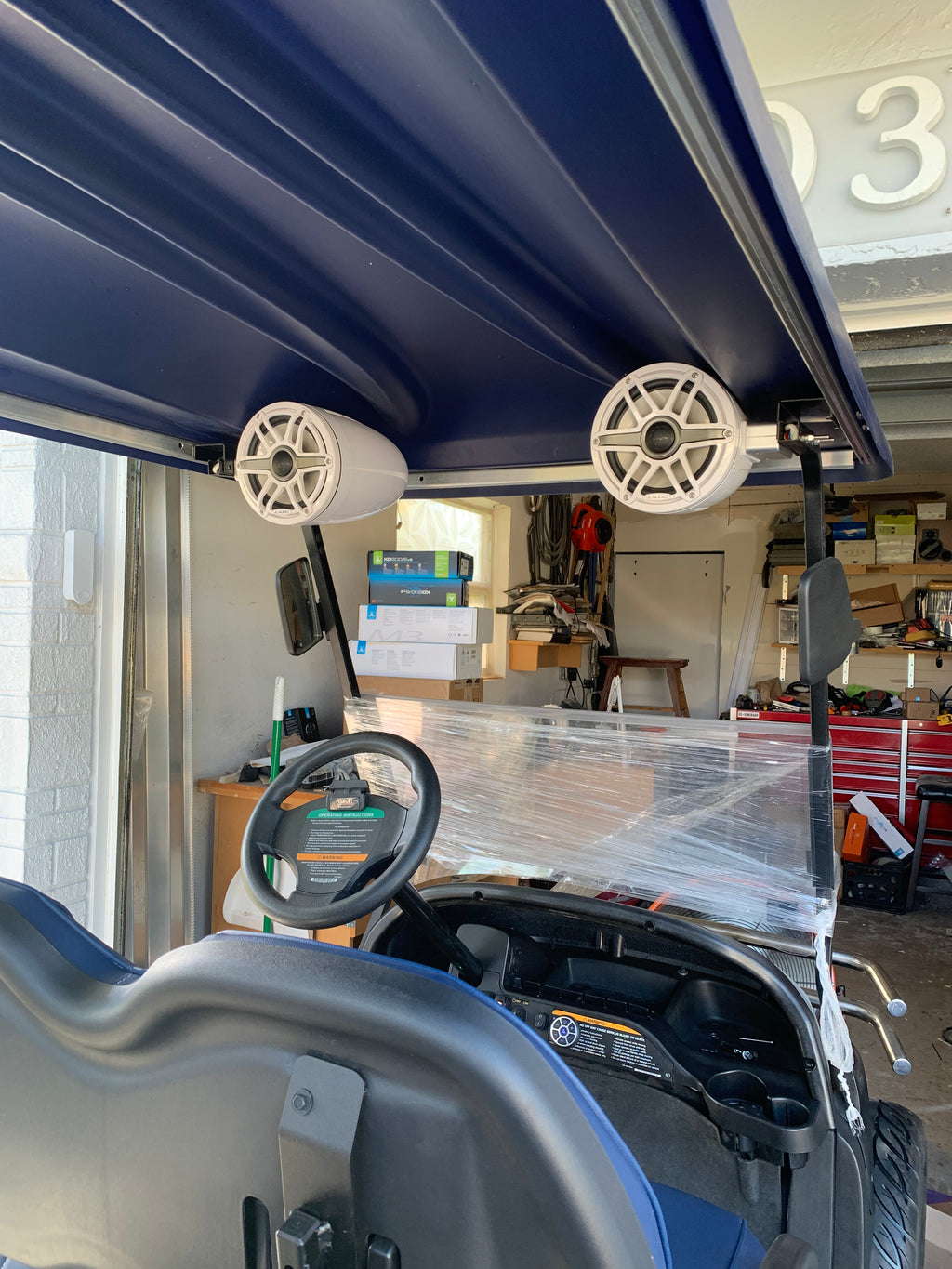Custom Golf Cart Audio System